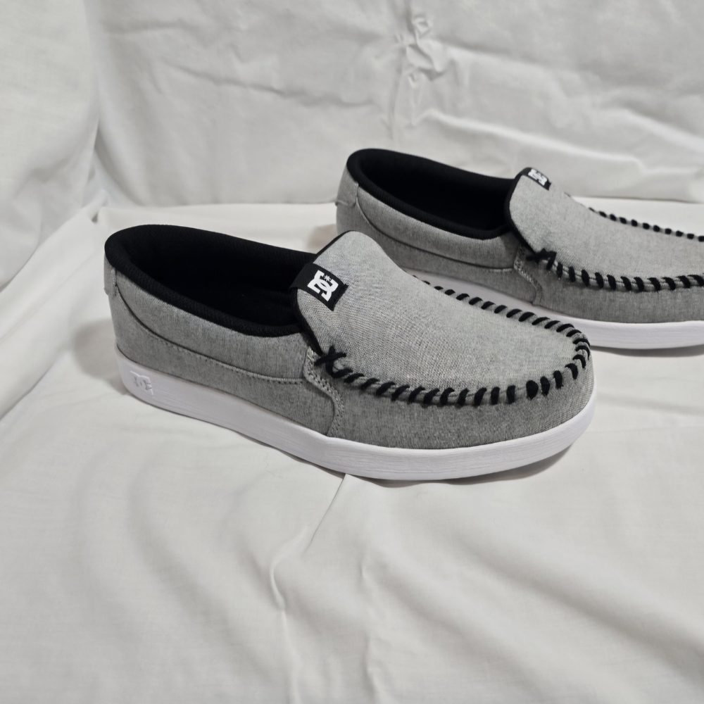 DC Men's Gray Slip-On Shoes
